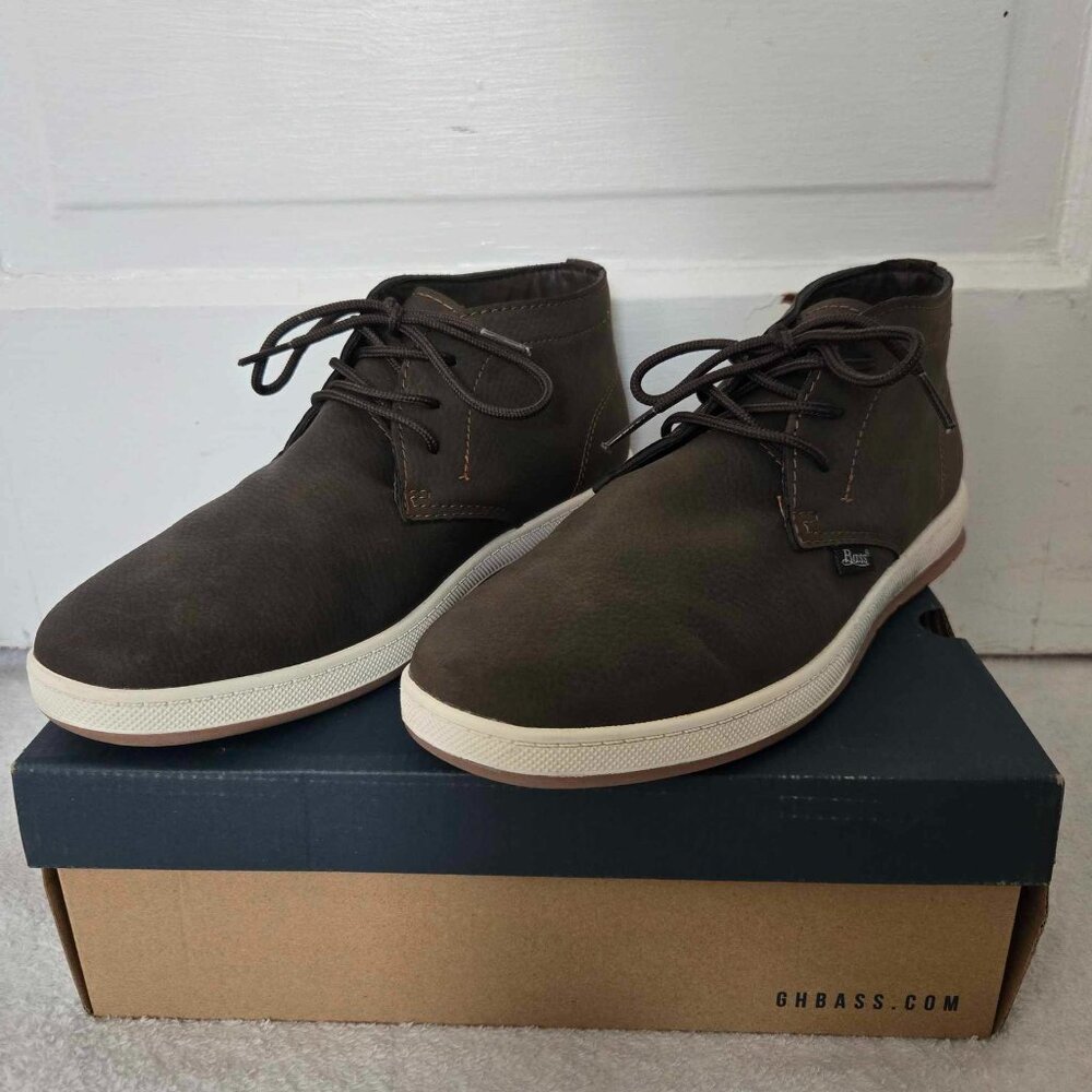 G.H. Bass & Co. Mens Sonoma 2 WX B Casual Sneaker Boot Brown 9.5